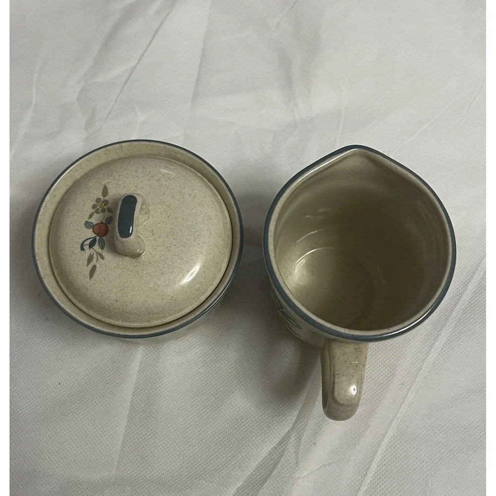 International China Marmalade Geese Sugar And Creamer Set Farmhouse Cottagecore